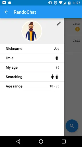 RandoChat - Chat roulette screenshot