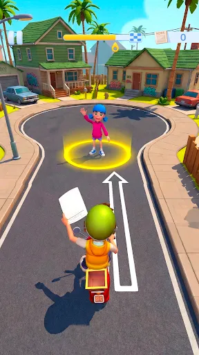 Paper Boy Race: Running game screenshot