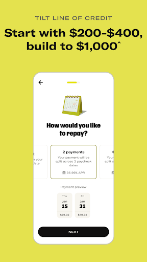Tilt: Cash Advance & Credit screenshot
