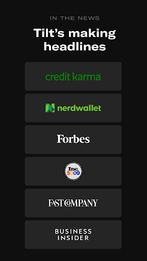 Tilt: Cash Advance & Credit screenshot