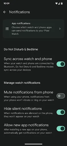 Google Pixel Watch screenshot