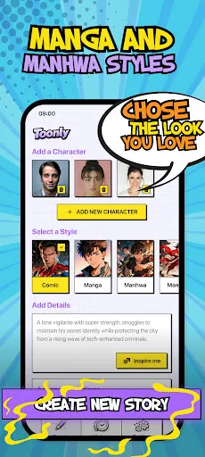 Toonly: AI Story & Comic Maker screenshot