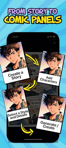 Toonly: AI Story & Comic Maker screenshot