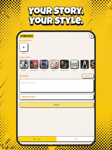 Comikaze - Create Comics Manga screenshot