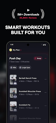 Fitbod: Workout & Gym Planner screenshot