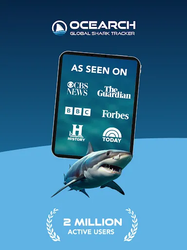 OCEARCH Shark Tracker™ screenshot