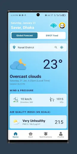 BWOT Weather Forecast & Radar screenshot
