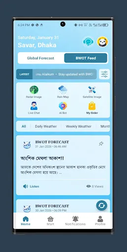 BWOT Weather Forecast & Radar screenshot