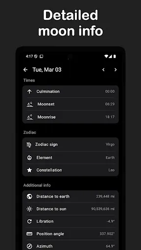 Moon Phase Calendar & Widgets screenshot