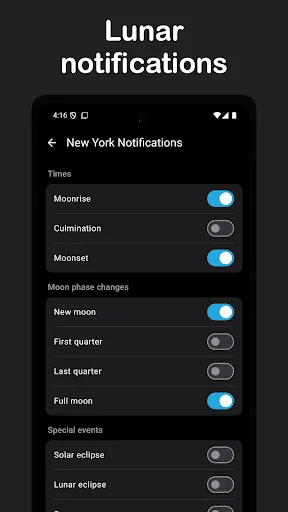 Moon Phase Calendar & Widgets screenshot