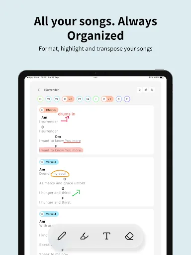 OnStage: Worship Team Planner screenshot