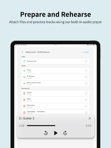 OnStage: Worship Team Planner screenshot