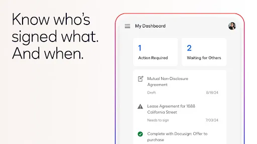 Docusign - Upload & Sign Docs screenshot