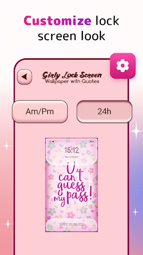 Cute Lock Screen & Wallpapers screenshot