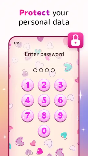 Cute Lock Screen & Wallpapers screenshot