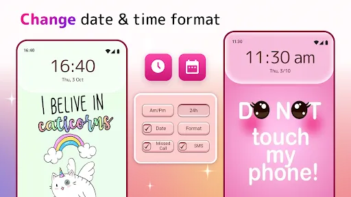 Cute Lock Screen & Wallpapers screenshot
