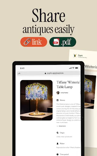 Antique Identifier Zophi screenshot