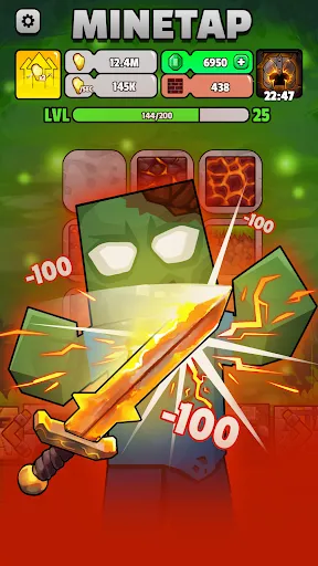Minetap – Merge rpg clicker screenshot
