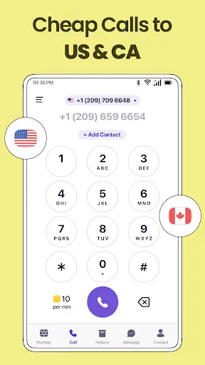 TextNum: Call + Text for Now！ screenshot