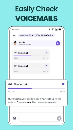 TextNum: Call + Text for Now！ screenshot