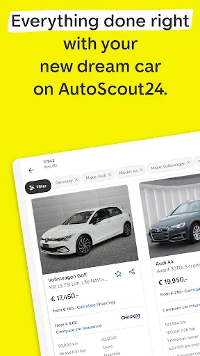 AutoScout24: Automobile market screenshot