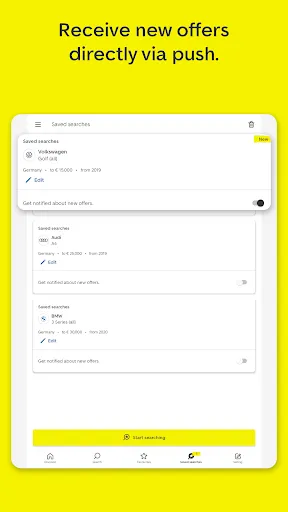 AutoScout24: Automobile market screenshot