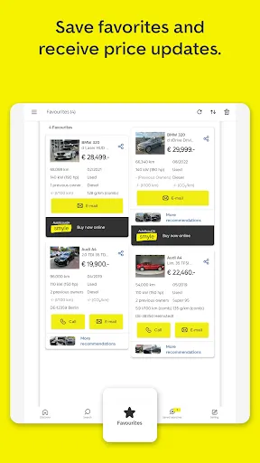 AutoScout24: Automobile market screenshot