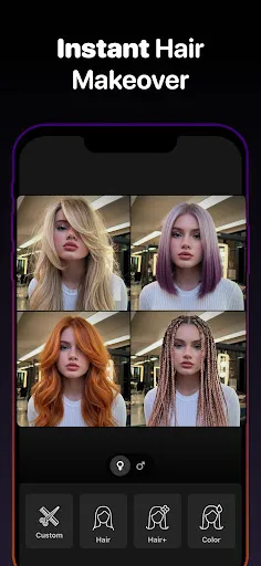 AI Hairstyle Try On & Haircut screenshot