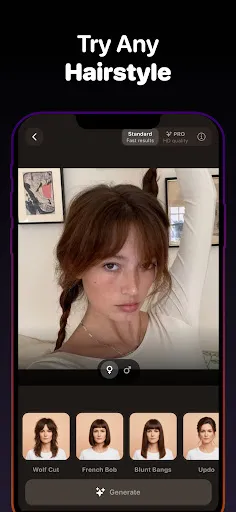 AI Hairstyle Try On & Haircut screenshot