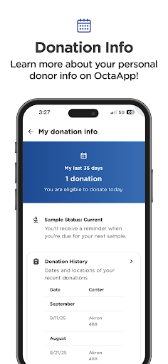 OctaApp - Donate Plasma screenshot