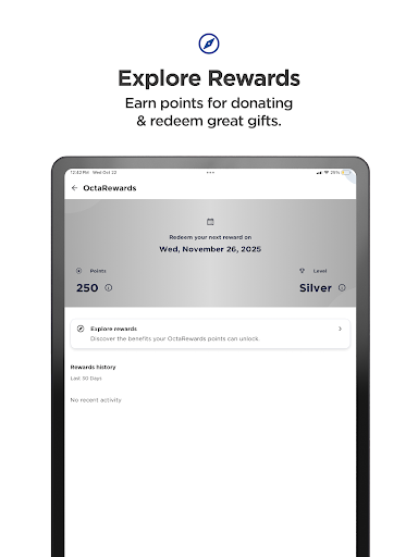OctaApp - Donate Plasma screenshot