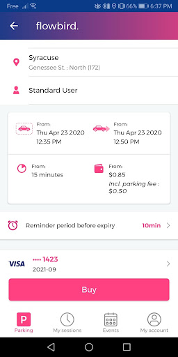 Flowbird Parking screenshot