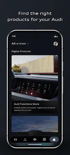 myAudi screenshot