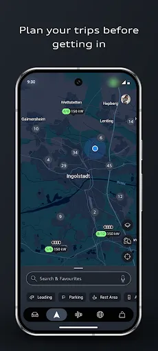 myAudi screenshot