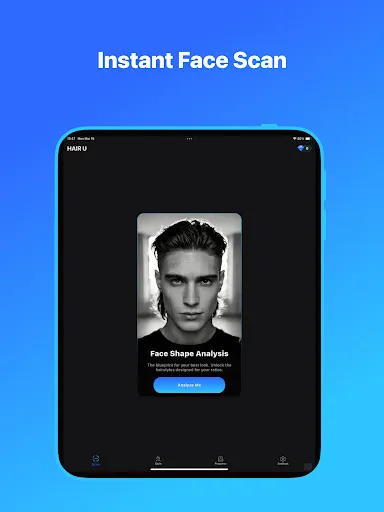 HAIR U: AI Haircut Scanner screenshot