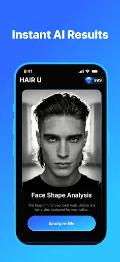 HAIR U: AI Haircut Scanner screenshot