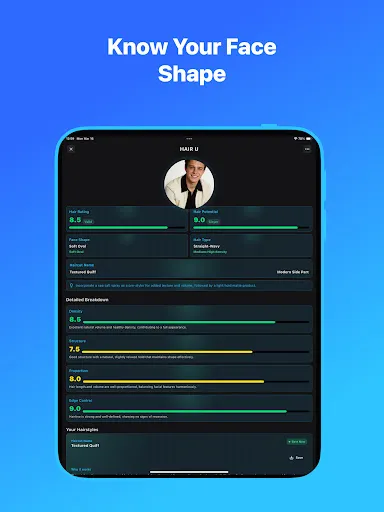 HAIR U: AI Haircut Scanner screenshot