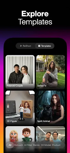 ReShoot: AI Photos & Edits screenshot