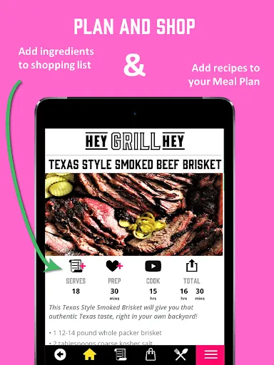 Hey Grill Hey BBQ Recipes screenshot