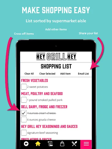 Hey Grill Hey BBQ Recipes screenshot