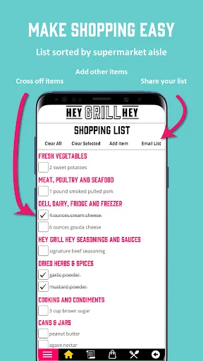 Hey Grill Hey BBQ Recipes screenshot