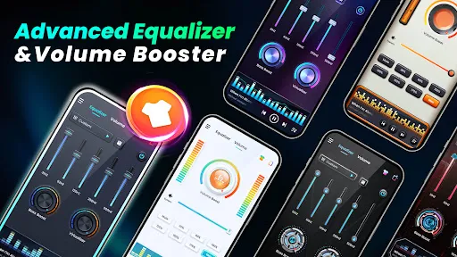 Volume Bass Booster, Equalizer screenshot