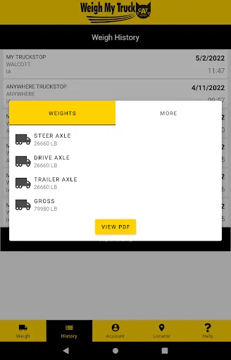 Weigh My Truck screenshot