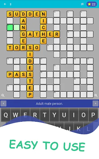 English Crossword Puzzle screenshot