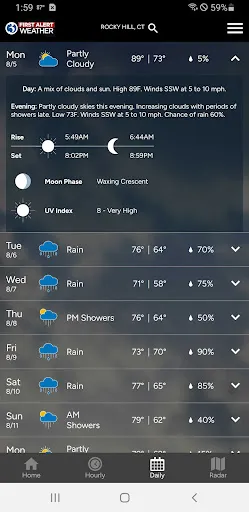 WFSB First Alert Weather screenshot