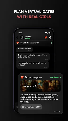 Dark: Real Girls. Flirt & Date screenshot