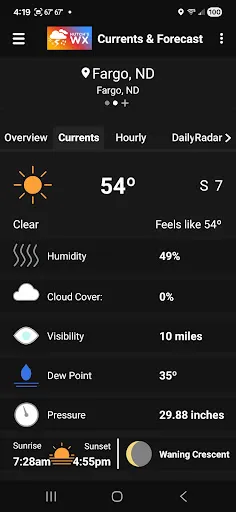 Hutch's Weather screenshot