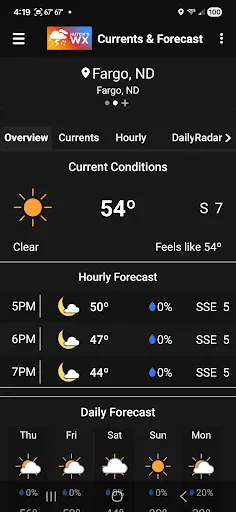 Hutch's Weather screenshot