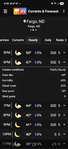 Hutch's Weather screenshot