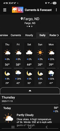 Hutch's Weather screenshot